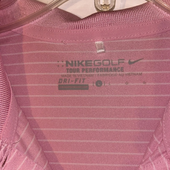 Nike The Players Golf Polo pink size large - Picture 4 of 5